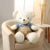 Soft toy "Bear", in a blue shirt, 100 cm