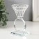 Glass of Glass for 1 candle "Bud on a circle" d = 2 and 3.5cm 6x6x11 cm