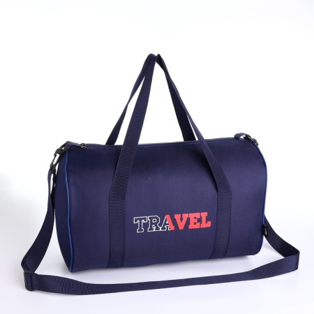 Road bag, textura, small size, blue color