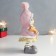 Souvenir Polystone "Girl in a pink jacket with a dog in her hands" 9.5x8.5x19.5 cm
