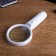 Lupa 3x, d = 8cm, with backlight, 2 aaa, white