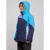 Ski jacket female winter, size 52, blue color