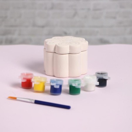 Gypsum for gypsum box "Flower" paint 6 cent-1