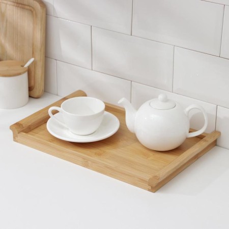 STRIATA shade for serving 35 × 22.5 cm, bamboo