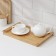 STRIATA shade for serving 35 × 22.5 cm, bamboo