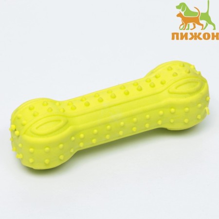 Chewing toy "Chubby bone", TPR, 12.8 cm, salad