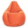 Master-Maserrati positive chair, size XL, diameter 95 cm, height 125 cm, velor, orange color