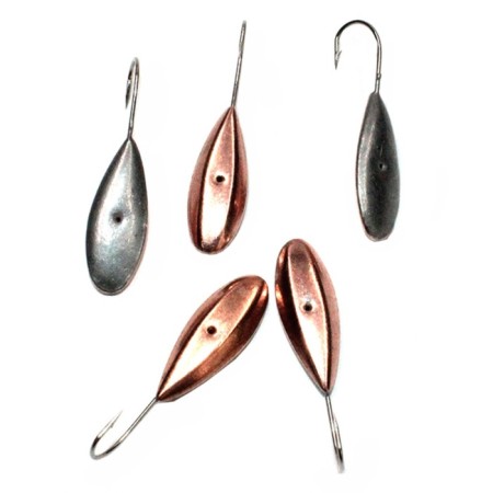 Mormyshka soldering yaman seed, weight 2.06 g, copper, packaging 5 pcs.