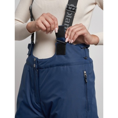 Semi-combinezone ski insulated female winter, size 42, dark blue color-8