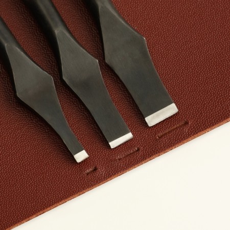 A set of skin carriers 11.4 cm, 3 pcs, black color-6