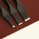 A set of skin carriers 11.4 cm, 3 pcs, black color