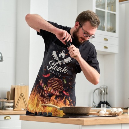 Apron "Ethel" Steak Master 73x71 cm, 100% cotton, sarzha 190 g/m2-1