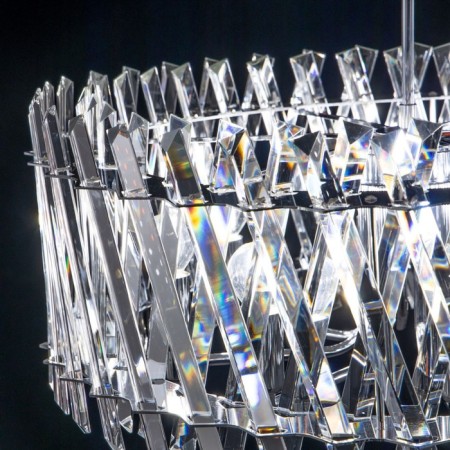 Suspendor Lamp Citilux "Ingvar" CL334281, 60x60x45 cm, 8x60W, E14, Gray Color-20