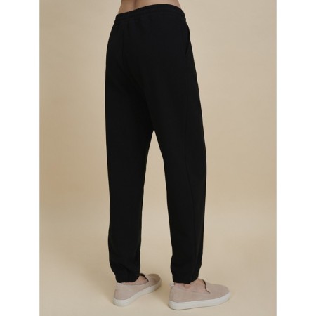 Female trousers, size m, black color-1