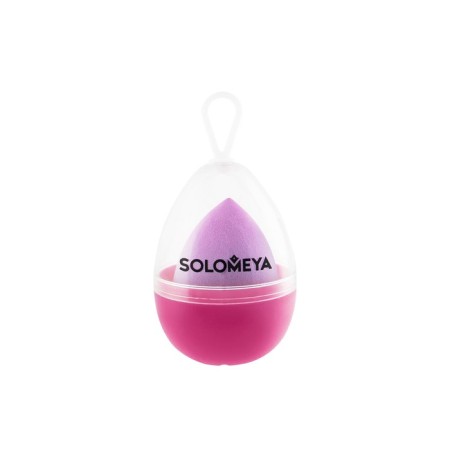 Solomeya's makeup sponge "drop", bilateral, purple gradient