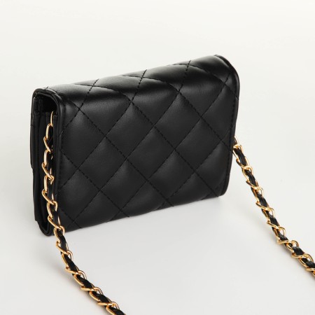 Women's bag, Messenger on Magnet, Black Color-2