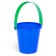 The bucket is small, mix