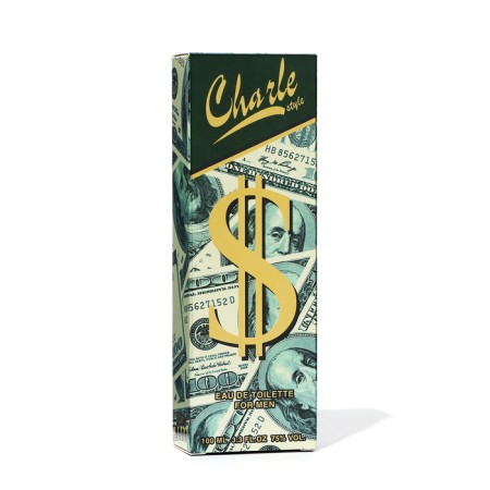 Toilet water for men Charle Style $ Dollar, 100 ml-2