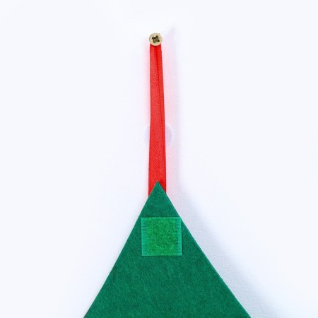 Set for creativity "Christmas tree with a golden star" Velcro decorations-6