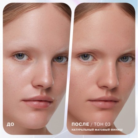 Тональная основа с эффектом пудры Influence Beauty Superfluid, тон 02-4
