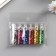 Glitter set 6 bottles "flakes", glitter weight of 1 bout - 1.2 g, color mix