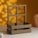 Wooden Kashpo 24 × 14 × 30 cm "Window flowerbed", with a pen, brown give beautifully