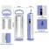 Camping battery flashlight, 5 watts, 1200 mAh, 500 lm, 20 LED, IP44, 8 x 24.5 cm
