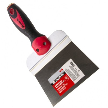 Facade spatula Matrix 85509, stainless steel, 2-fiber. pen, wide canvas, 150 mm-1