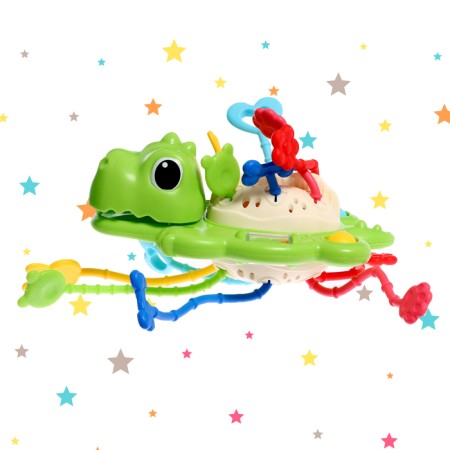Developing toy "dinosaurus", green color-7