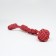 A wicker cable toy with a pen, up to 38 cm, up to 180 g, ball 7 cm, red