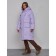 Coat insulated winter female, size 46, purple color