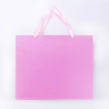 Gift package with a wide bottom of 35 x 29 x 28 cm, pink-3