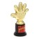 The award figure “Well done!”, Five, Cup, plastic, gold, 6.5 x 10.5 x 4 cm.