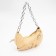 Сумка-багет на молнии, цвет бежевый