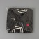 Belly basket square shares Laundry, 33 × 33 × 33 cm, black color