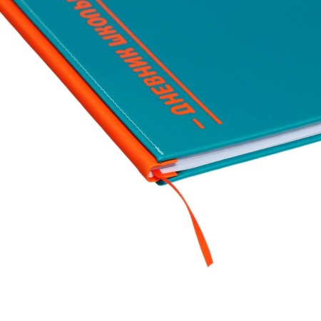 Universal diary for grades 1-11 Excellent, solid cover of artificial leather, silkography, lies, 48 ​​sheets, sea wave-2