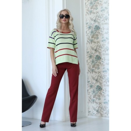 Female jumper, size 48, green color-1
