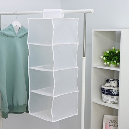 Suspension COVFR, 4 departments, 80 × 30 × 30 cm, white color-1