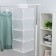 Suspension COVFR, 4 departments, 80 × 30 × 30 cm, white color