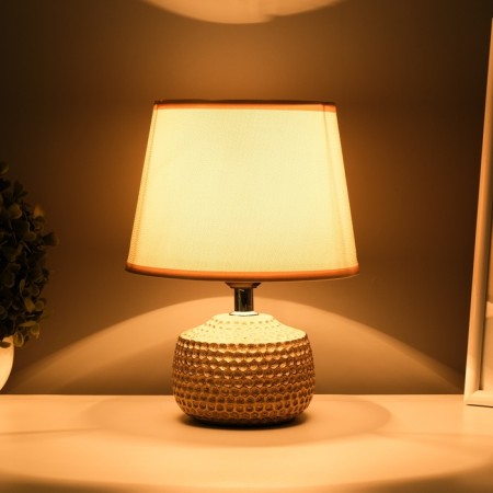 Traffic lamp with a lampshade Risalux “Rain Drops”, 1 × 40 W, E27, Gold, 17.5 × 17.5 × 23.5 cm-3