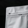 Eight -shirt package with a tear -off lock, white, matte, 13.5 x 26 + 7.5 cm set 100pcs