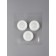 Storage jar, 5 ml, packing - 3 pcs, white color