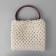 Handles for a bag, 2 pcs, bamboo, 17 × 13/15.5 × 11.5 cm, dark brown color
