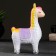 The piggy bank "Lama with a saddle saddle" Rainbow, 14x7x21cm
