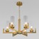 Suspending chandelier Arganie, 40W, E14, 62x62x74 cm
