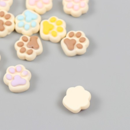 Decor for creativity Plastic "Paw" MIX 1.3x1.3 cm-2