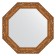 Mirror in the baguette frame, bronze vignette 85 mm, 70x70 cm