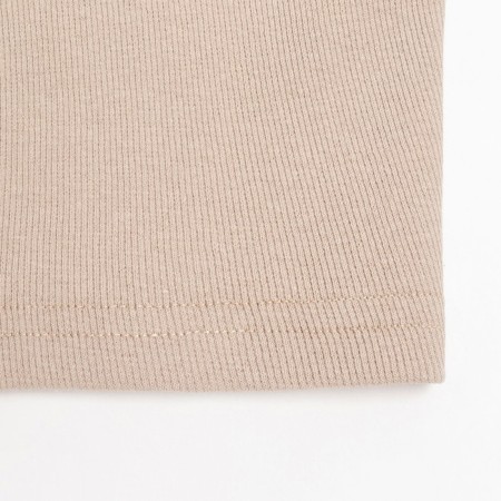 Top female minku: Basic line beige color, rr 46-8