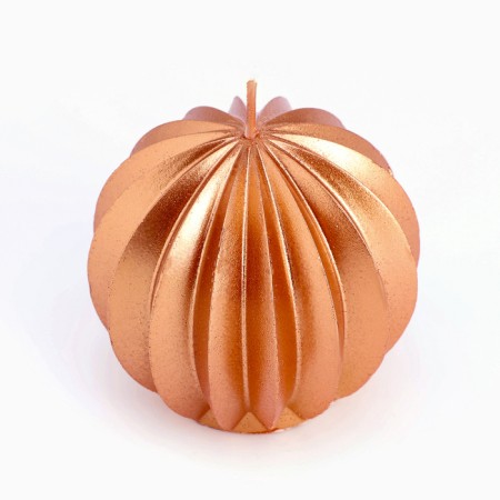 Figure candle "Ball facet", 6.5x6.5 cm, bronze-2