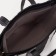 Soper bag with zipper, black color